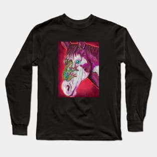 Psychedelic horse Long Sleeve T-Shirt